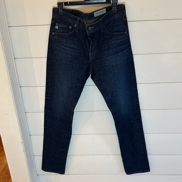 AG Adriano Goldschmied Men's Deep Indigo Ag-Ed Denim Jeans size 32x34 EUC - Picture 1 of 5